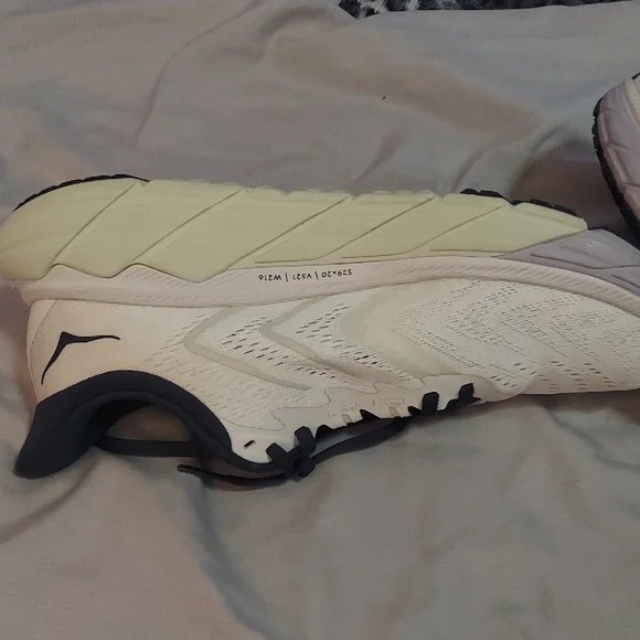 Hoka Womens White and Navy Sneakers - Picture 14 of 14